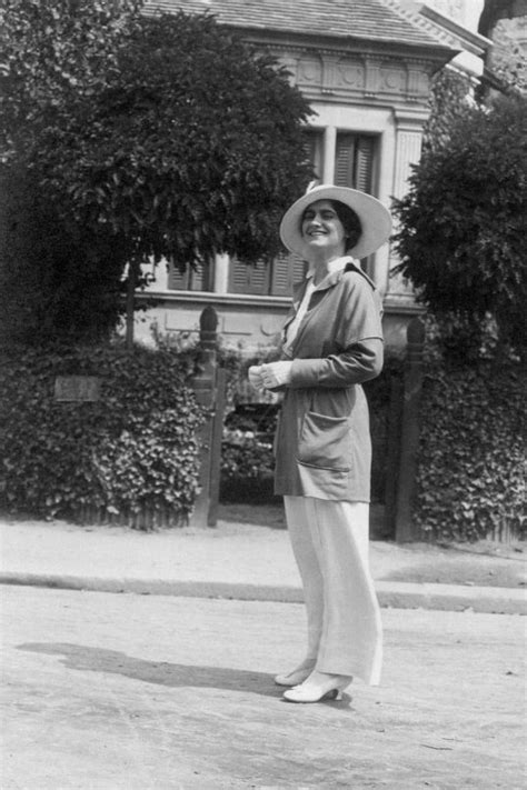 when did coco chanel introduced pants|coco chanel pants history.